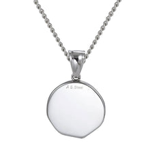画像をギャラリービューアに読み込む, PSS1162 STAINLESS STEEL ROUND PENDANT AAB CO..