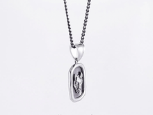 画像をギャラリービューアに読み込む, PSS1163 STAINLESS STEEL SQUARE PENDANT AAB CO..