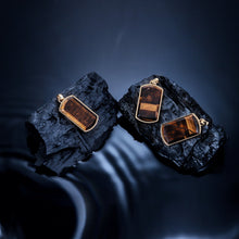 画像をギャラリービューアに読み込む, PSS1168 STAINLESS STEEL DOG TAG WITH NATURAL STONE AAB CO..