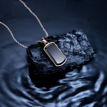 画像をギャラリービューアに読み込む, PSS1168 STAINLESS STEEL DOG TAG WITH NATURAL STONE AAB CO..