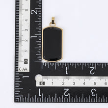 画像をギャラリービューアに読み込む, PSS1168 STAINLESS STEEL DOG TAG WITH NATURAL STONE AAB CO..