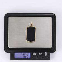 画像をギャラリービューアに読み込む, PSS1168 STAINLESS STEEL DOG TAG WITH NATURAL STONE AAB CO..