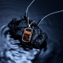 画像をギャラリービューアに読み込む, PSS1168 STAINLESS STEEL DOG TAG WITH NATURAL STONE AAB CO..