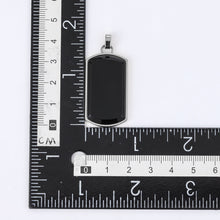 画像をギャラリービューアに読み込む, PSS1168 STAINLESS STEEL DOG TAG WITH NATURAL STONE AAB CO..