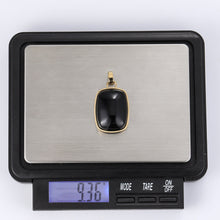 画像をギャラリービューアに読み込む, PSS1169 STAINLESS STEEL OVAL PENDANT WITH NATURAL STONE AAB CO..