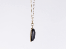 画像をギャラリービューアに読み込む, PSS1169 STAINLESS STEEL OVAL PENDANT WITH NATURAL STONE AAB CO..