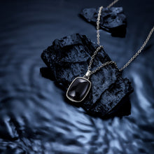 画像をギャラリービューアに読み込む, PSS1169 STAINLESS STEEL OVAL PENDANT WITH NATURAL STONE AAB CO..