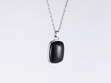 画像をギャラリービューアに読み込む, PSS1169 STAINLESS STEEL OVAL PENDANT WITH NATURAL STONE AAB CO..