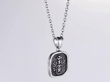 画像をギャラリービューアに読み込む, PSS1183 STAINLESS STEEL SQUARE PENDANT AAB CO..