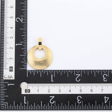 画像をギャラリービューアに読み込む, PSS1217 DAMASCUS STEEL PENDANT IN ROUND SHAPE AAB CO..