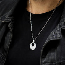 画像をギャラリービューアに読み込む, PSS1217 DAMASCUS STEEL PENDANT IN ROUND SHAPE AAB CO..