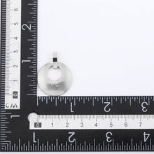 画像をギャラリービューアに読み込む, PSS1217 DAMASCUS STEEL PENDANT IN ROUND SHAPE AAB CO..