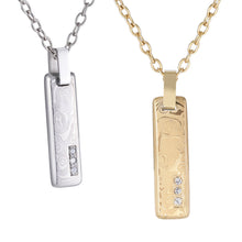 画像をギャラリービューアに読み込む, PSS1219 DAMASCUS STEEL PENDANT WITH CZ AAB CO..