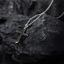 画像をギャラリービューアに読み込む, PSS1225 STAINLESS STEEL CROSS PENDANT WITH CASTING STONE AAB CO..