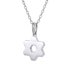 画像をギャラリービューアに読み込む, PSS1226 STAINLESS STEEL PENDANT WITH CASTING STONE (STAR OF DAVID) AAB CO..