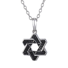画像をギャラリービューアに読み込む, PSS1226 STAINLESS STEEL PENDANT WITH CASTING STONE (STAR OF DAVID) AAB CO..