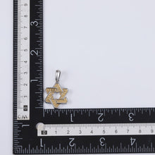 画像をギャラリービューアに読み込む, PSS1226 STAINLESS STEEL PENDANT WITH CASTING STONE (STAR OF DAVID) AAB CO..