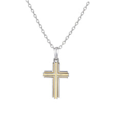 画像をギャラリービューアに読み込む, PSS1227 STAINLESS STEEL CROSS PENDANT AAB CO..