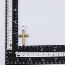 画像をギャラリービューアに読み込む, PSS1227 STAINLESS STEEL CROSS PENDANT AAB CO..