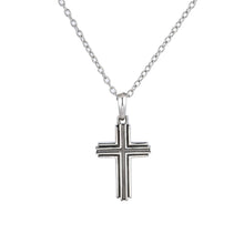 画像をギャラリービューアに読み込む, PSS1227 STAINLESS STEEL CROSS PENDANT AAB CO..