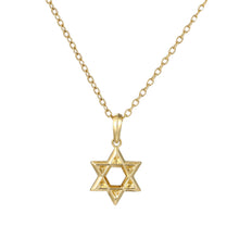 画像をギャラリービューアに読み込む, PSS1228 STAINLESS STEEL STAR OF DAVID PENDANT AAB CO..