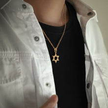 画像をギャラリービューアに読み込む, PSS1228 STAINLESS STEEL STAR OF DAVID PENDANT AAB CO..