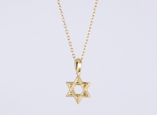 画像をギャラリービューアに読み込む, PSS1228 STAINLESS STEEL STAR OF DAVID PENDANT AAB CO..