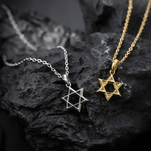 画像をギャラリービューアに読み込む, PSS1228 STAINLESS STEEL STAR OF DAVID PENDANT AAB CO..