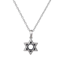 画像をギャラリービューアに読み込む, PSS1228 STAINLESS STEEL STAR OF DAVID PENDANT AAB CO..