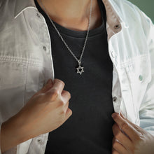 画像をギャラリービューアに読み込む, PSS1228 STAINLESS STEEL STAR OF DAVID PENDANT AAB CO..