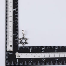 画像をギャラリービューアに読み込む, PSS1228 STAINLESS STEEL STAR OF DAVID PENDANT AAB CO..