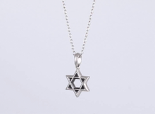 画像をギャラリービューアに読み込む, PSS1228 STAINLESS STEEL STAR OF DAVID PENDANT AAB CO..