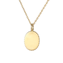 画像をギャラリービューアに読み込む, PSS1234 STAINLESS STEEL OVAL PENDANT WITH HAMSA DESIGN AAB CO..