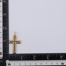 画像をギャラリービューアに読み込む, PSS1245 STAINLESS STEEL CORSS PENDANT WITH CZ AAB CO..