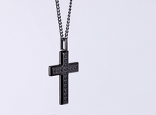 画像をギャラリービューアに読み込む, PSS1245 STAINLESS STEEL CORSS PENDANT WITH CZ AAB CO..