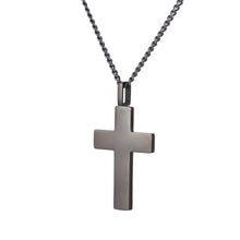 画像をギャラリービューアに読み込む, PSS1245 STAINLESS STEEL CORSS PENDANT WITH CZ AAB CO..