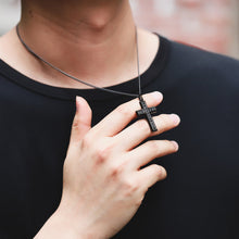 画像をギャラリービューアに読み込む, PSS1245 STAINLESS STEEL CORSS PENDANT WITH CZ AAB CO..