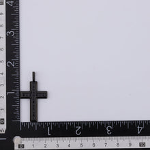 画像をギャラリービューアに読み込む, PSS1245 STAINLESS STEEL CORSS PENDANT WITH CZ AAB CO..