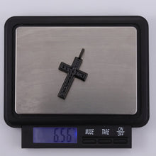 画像をギャラリービューアに読み込む, PSS1245 STAINLESS STEEL CORSS PENDANT WITH CZ AAB CO..