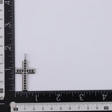 画像をギャラリービューアに読み込む, PSS1245 STAINLESS STEEL CORSS PENDANT WITH CZ AAB CO..