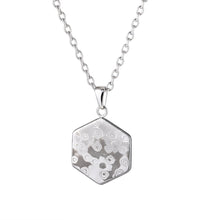 画像をギャラリービューアに読み込む, PSS1253 DAMASCUS STEEL HEXAGON PENDANT AAB CO..