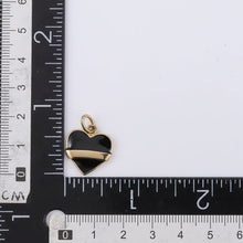 画像をギャラリービューアに読み込む, PSS1255 STAINLESS STEEL HEART SHAPE PENDANT WITH EPOXY AAB CO..