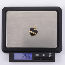 画像をギャラリービューアに読み込む, PSS1255 STAINLESS STEEL HEART SHAPE PENDANT WITH EPOXY AAB CO..