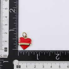 画像をギャラリービューアに読み込む, PSS1255 STAINLESS STEEL HEART SHAPE PENDANT WITH EPOXY AAB CO..