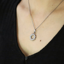 画像をギャラリービューアに読み込む, PSS1261 STAINLESS STEEL PENDANT WITH CZ AAB CO..