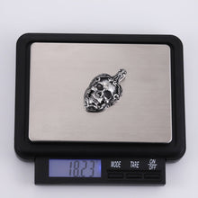 画像をギャラリービューアに読み込む, PSS1262 STAINLESS STEEL SKULL PENDANT AAB CO..