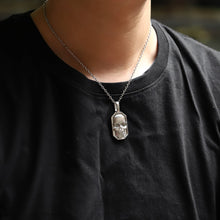 画像をギャラリービューアに読み込む, PSS1263 STAINLESS STEEL SKULL PENDANT AAB CO..