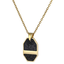 画像をギャラリービューアに読み込む, PSS1276 STAINLESS STEEL PENDANT WITH FORGED CARBON AAB CO..