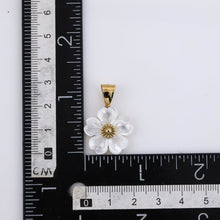 画像をギャラリービューアに読み込む, PSS1280 STAINLESS STEEL PENDANT WITH MOP FLOWER AAB CO..