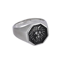 画像をギャラリービューアに読み込む, RSS1016 STAINLESS STEEL RING WITH LION AAB CO..